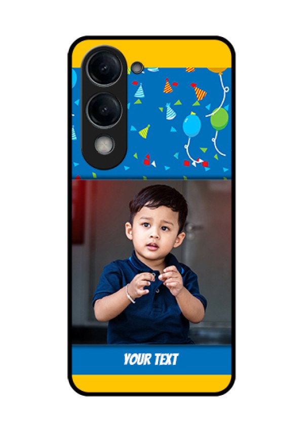 Vivo Y19 5G Custom Glass Phone Case - Birthday Wishes Design