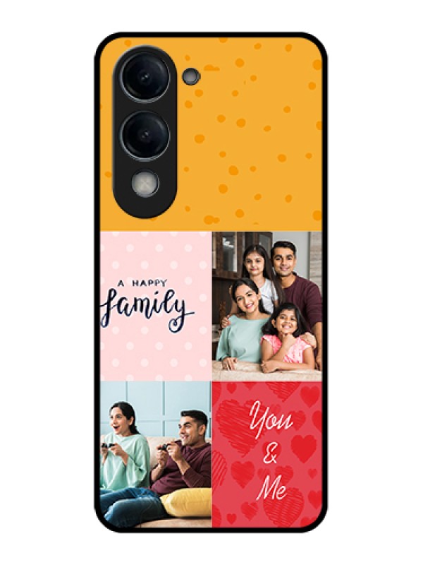 Custom Vivo Y19 5G Custom Glass Phone Case - Images With Quotes Design