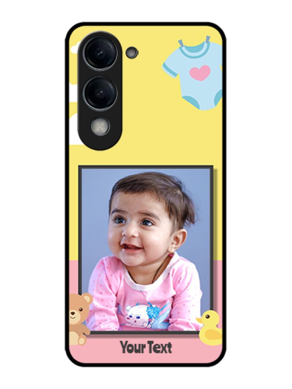 Custom Vivo Y19 5G Custom Glass Phone Case - Kids 2 Color Design