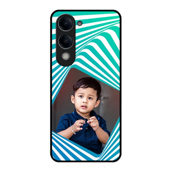 Vivo Y19 5G Custom Glass Phone Case - Abstract Spiral Design Vivo Y19 5G Custom Glass Phone Case - Abstract Spiral Design