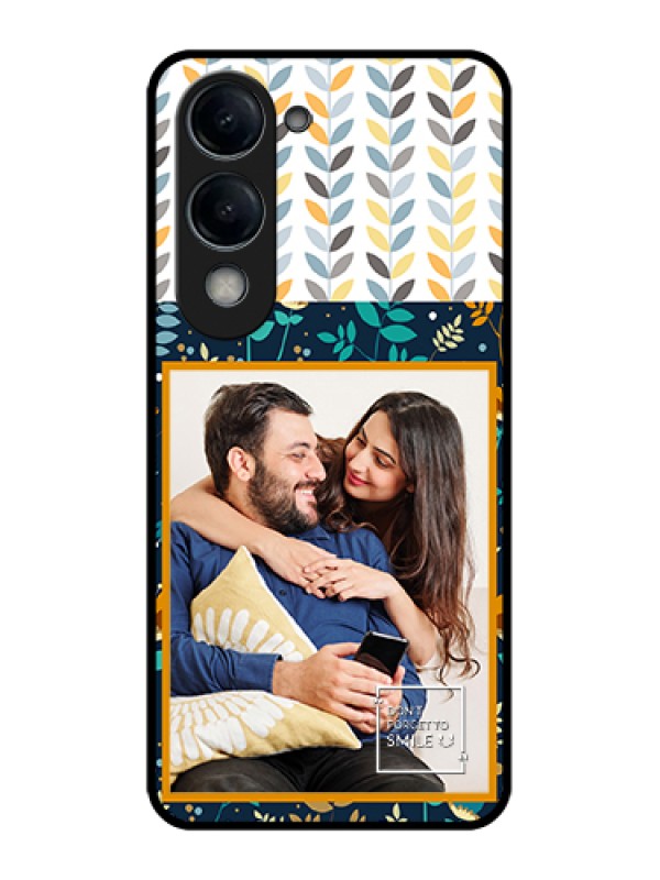 Custom Vivo Y19 5G Custom Glass Phone Case - Pattern Design