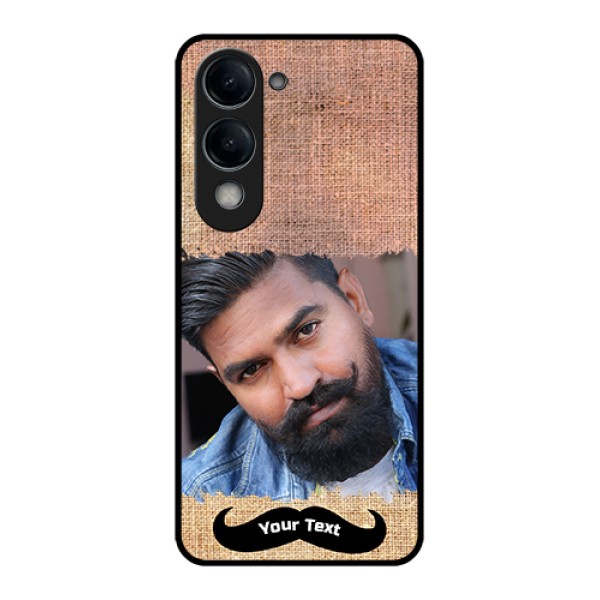 Vivo Y19 5G Custom Glass Phone Case - With Texture Design
