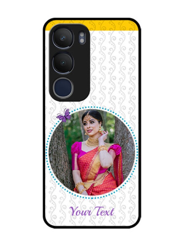 Custom Vivo Y19 Custom Glass Mobile Case  - Girls Premium Case Design