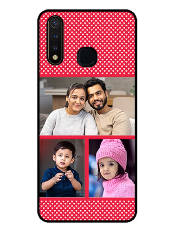 Custom Vivo Y19 Personalized Glass Phone Case  - Bulk Pic Upload Design