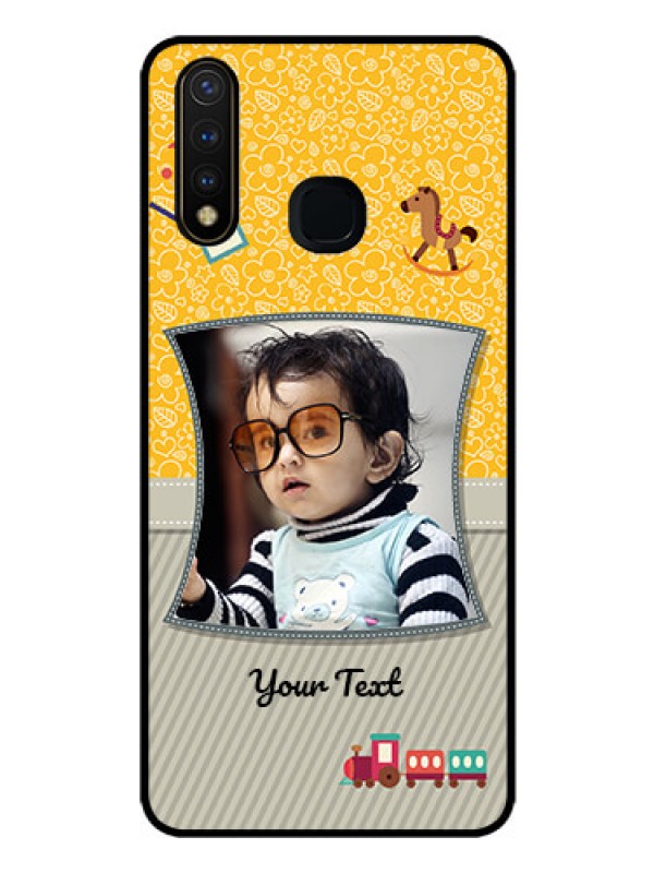 Custom Vivo Y19 Personalized Glass Phone Case  - Baby Picture Upload Design