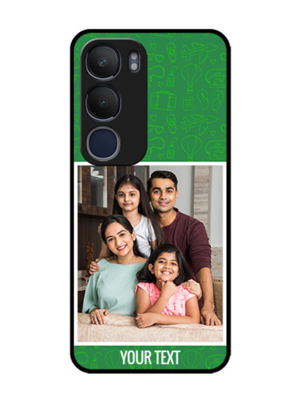 Custom Vivo Y19 Personalized Glass Phone Case  - Picture Upload Design