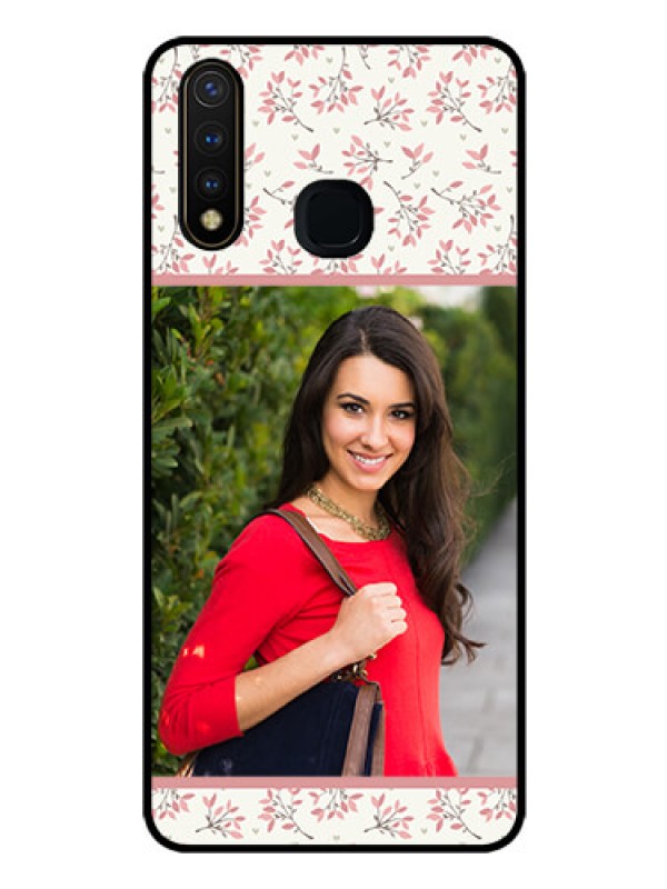 Custom Vivo Y19 Custom Glass Phone Case  - Premium Floral Design