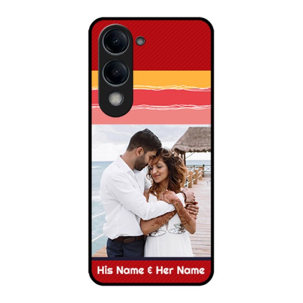 Vivo Y19e Custom Glass Phone Case - Colorful Case Design