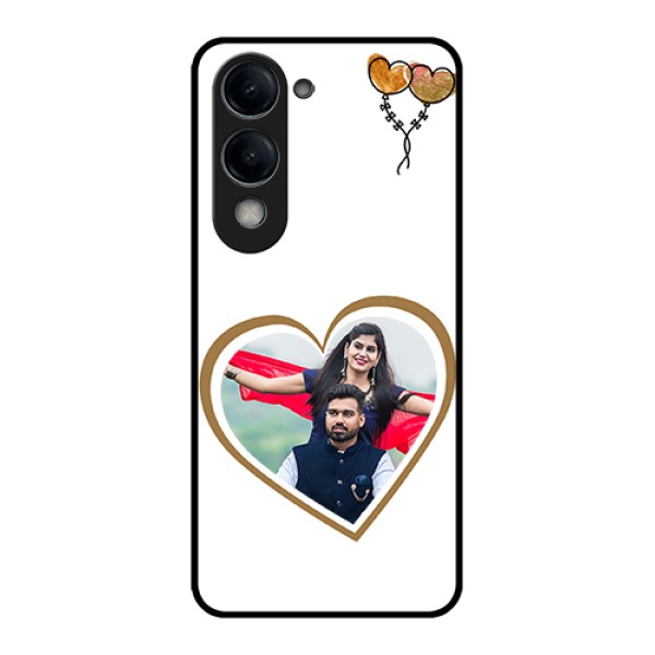 Vivo Y19e Custom Glass Phone Case - You & Me Design