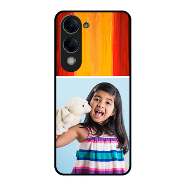 Vivo Y19e Custom Glass Phone Case - Multi Color Design