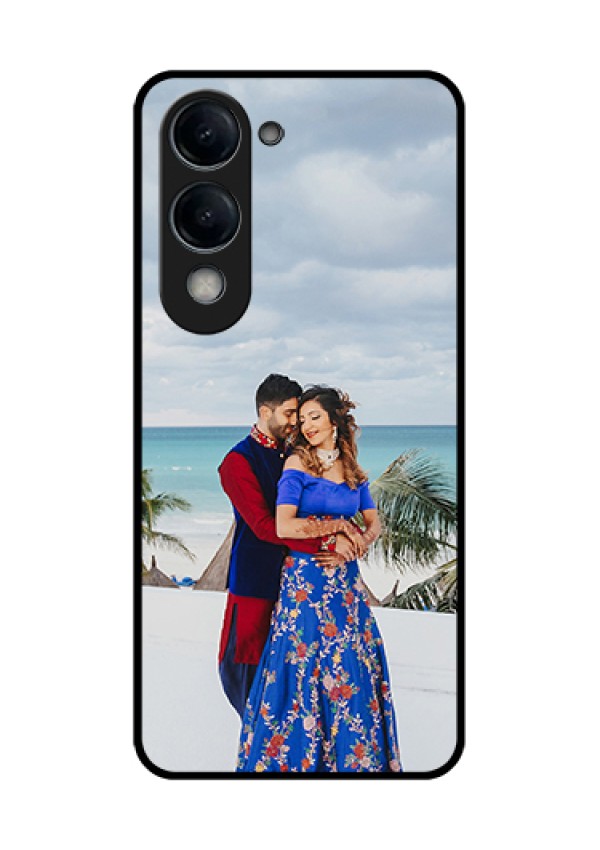 Vivo Y19e Custom Glass Phone Case - Upload Full Picture Design
