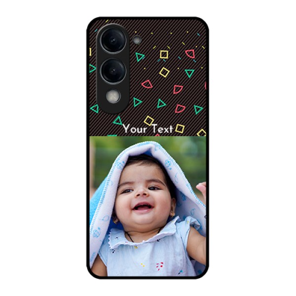 Vivo Y19e Custom Glass Phone Case - With Confetti Birthday Design Vivo Y19e Custom Glass Phone Case - With Confetti Birthday Design