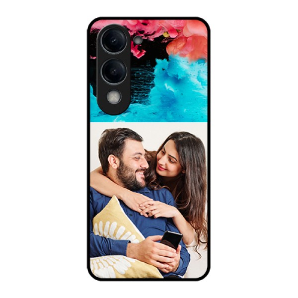 Vivo Y19e Custom Glass Phone Case - Quote With Acrylic Painting Design Vivo Y19e Custom Glass Phone Case - Quote With Acrylic Painting Design