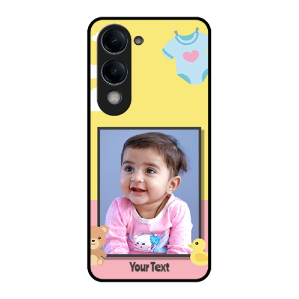 Vivo Y19e Custom Glass Phone Case - Kids 2 Color Design