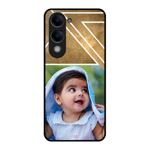 Vivo Y19e Custom Glass Phone Case - Gradient Abstract Texture Design Vivo Y19e Custom Glass Phone Case - Gradient Abstract Texture Design