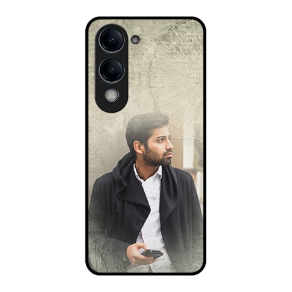 Vivo Y19e Custom Glass Phone Case - With Vintage Design