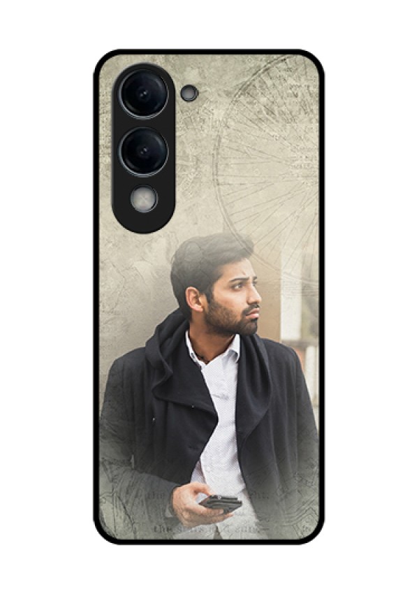 Vivo Y19e Custom Glass Phone Case - With Vintage Design