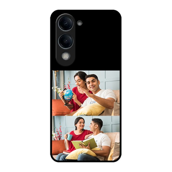 Vivo Y19e Custom Glass Phone Case - 2 Images Design