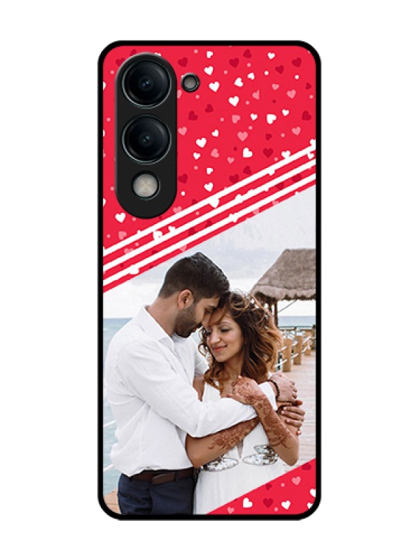 Custom Vivo Y19s 5G Custom Glass Phone Case - Valentines Gift Design