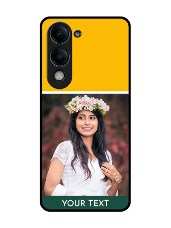 Custom Vivo Y19s 5G Custom Glass Phone Case - Love You Design