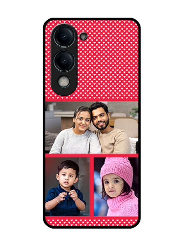 Custom Vivo Y19s 5G Custom Glass Phone Case - Bulk Photo Upload Design