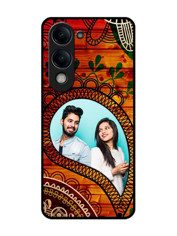 Custom Vivo Y19s 5G Custom Glass Phone Case - Abstract Colorful Design