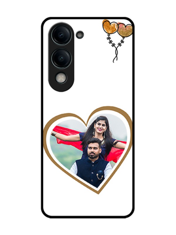 Custom Vivo Y19s 5G Custom Glass Phone Case - You & Me Design