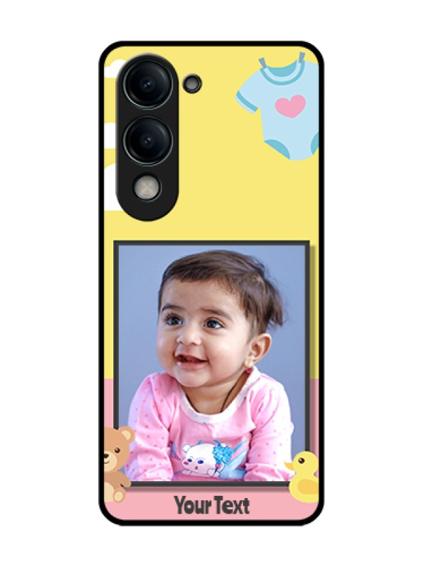 Custom Vivo Y19s 5G Custom Glass Phone Case - Kids 2 Color Design