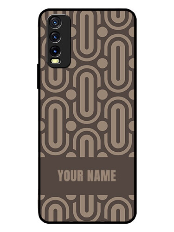 Custom Vivo Y20 Custom Glass Phone Case - Captivating Zero Pattern Design