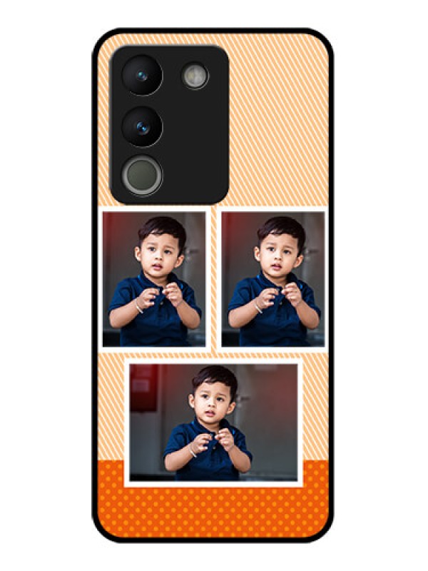 Custom Vivo Y200 5G Custom Glass Phone Case - Bulk Photos Upload Design
