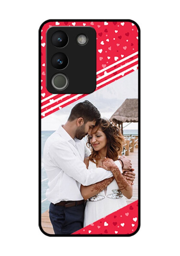 Vivo Y200 5G Custom Glass Phone Case - Valentines Gift Design