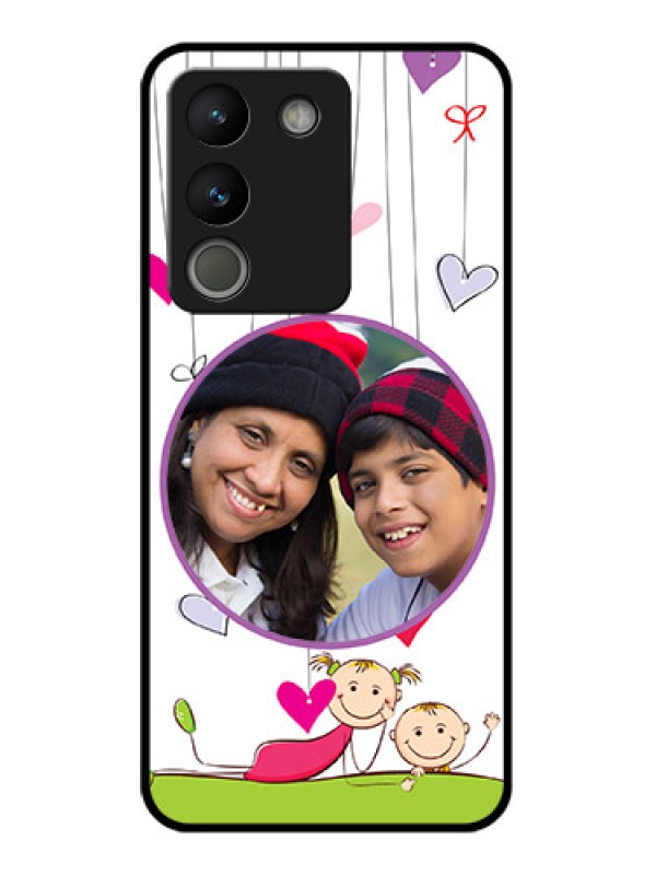 Custom Vivo Y200 5G Custom Glass Phone Case - Cute Kids Phone Case Design
