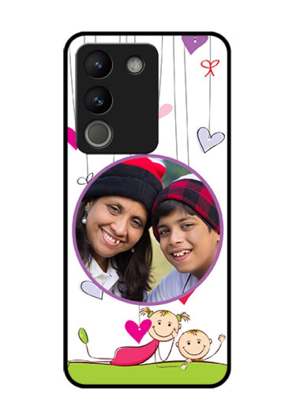 Vivo Y200 5G Custom Glass Phone Case - Cute Kids Phone Case Design