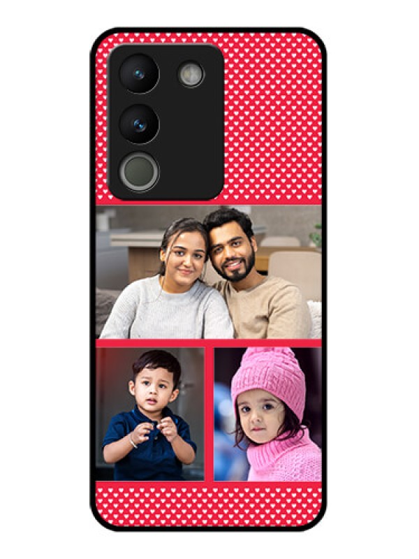 Custom Vivo Y200 5G Custom Glass Phone Case - Bulk Photo Upload Design