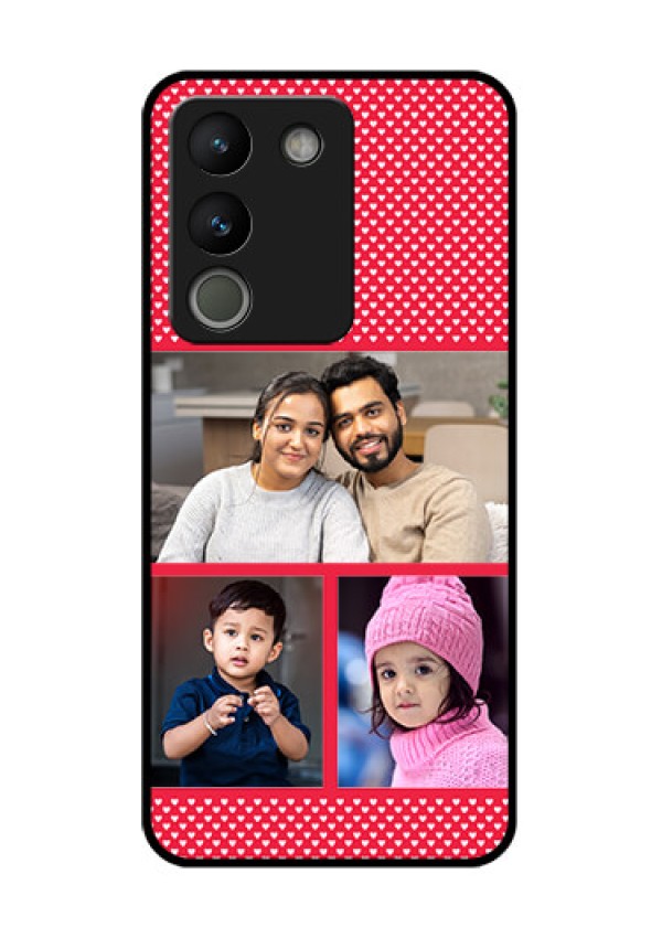 Vivo Y200 5G Custom Glass Phone Case - Bulk Photo Upload Design