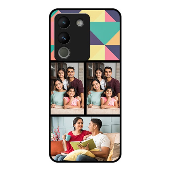 Vivo Y200 5G Custom Glass Phone Case - Bulk Pic Upload Design