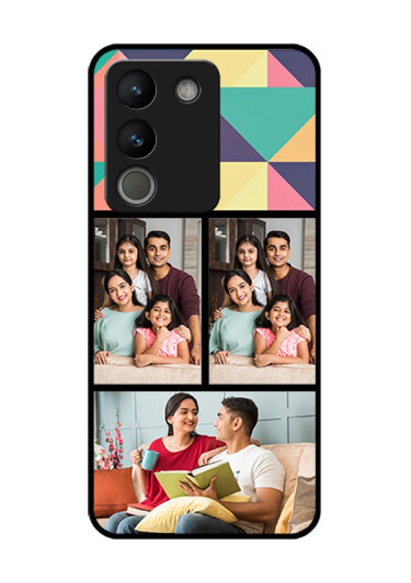 Vivo Y200 5G Custom Glass Phone Case - Bulk Pic Upload Design