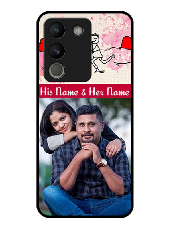 Custom Vivo Y200 5G Custom Glass Phone Case - You And Me Case Design