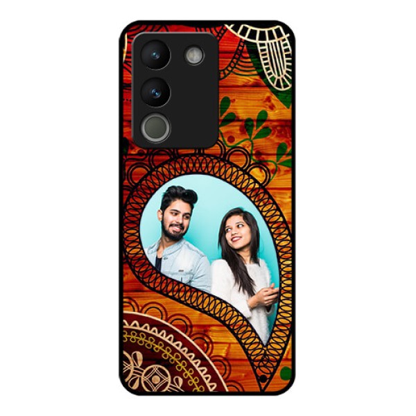 Vivo Y200 5G Custom Glass Phone Case - Abstract Colorful Design