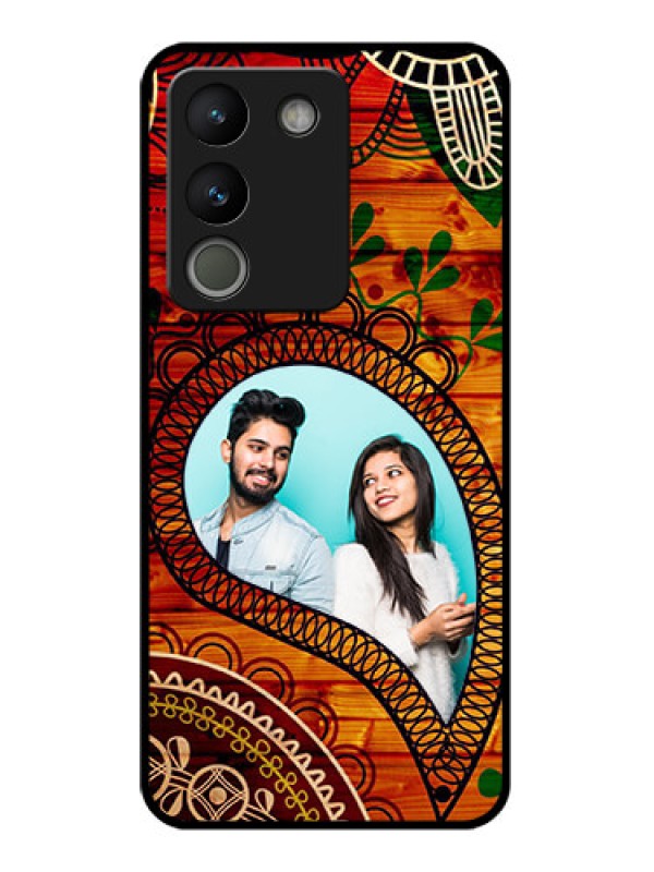 Custom Vivo Y200 5G Custom Glass Phone Case - Abstract Colorful Design