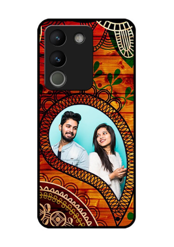 Vivo Y200 5G Custom Glass Phone Case - Abstract Colorful Design