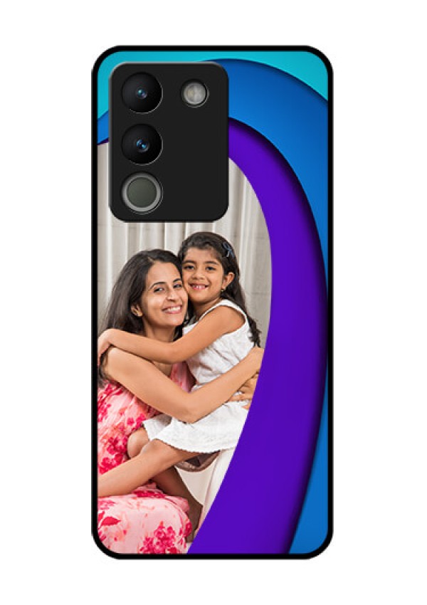 Vivo Y200 5G Custom Glass Phone Case - Simple Pattern Design