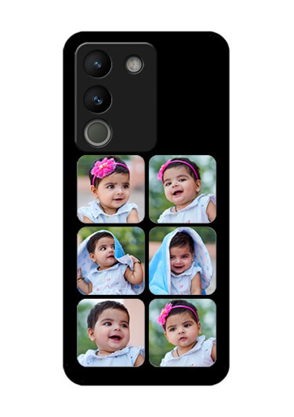 Vivo Y200 5G Custom Glass Phone Case - Multiple Pictures Design