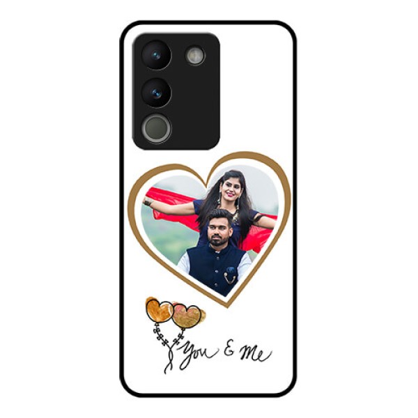 Vivo Y200 5G Custom Glass Phone Case - You & Me Design
