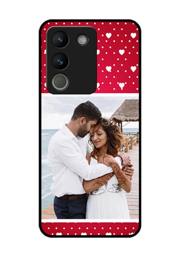 Vivo Y200 5G Custom Glass Phone Case - Hearts Mobile Case Design