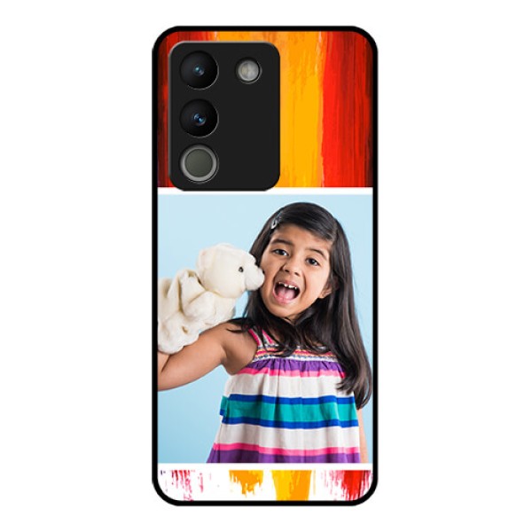 Vivo Y200 5G Custom Glass Phone Case - Multi Color Design