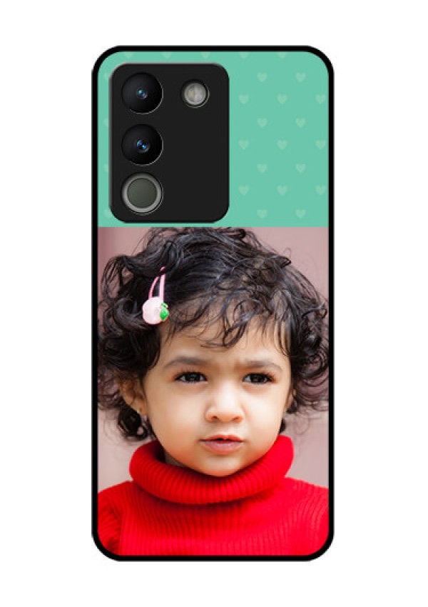 Vivo Y200 5G Custom Glass Phone Case - Lovers Picture Design