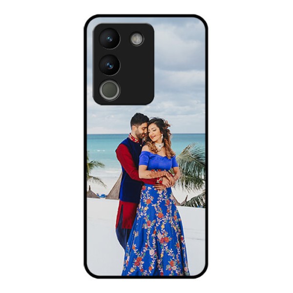 Vivo Y200 5G Custom Glass Phone Case - Upload Full Picture Design Vivo Y200 5G Custom Glass Phone Case - Upload Full Picture Design