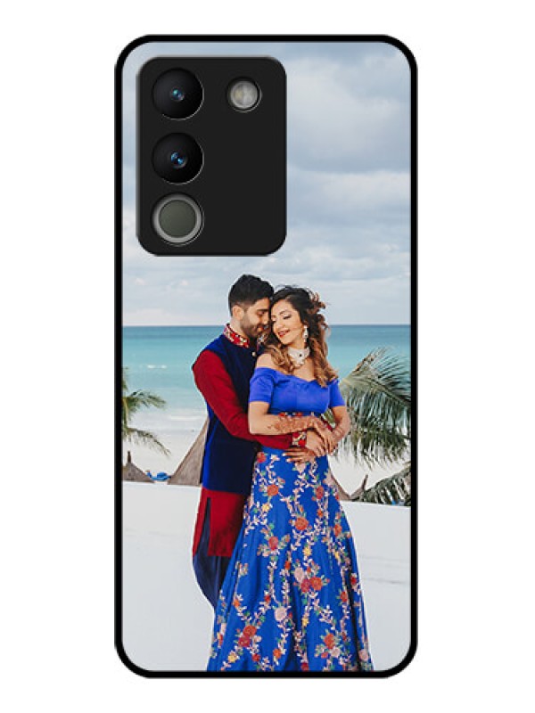 Custom Vivo Y200 5G Custom Glass Phone Case - Upload Full Picture Design