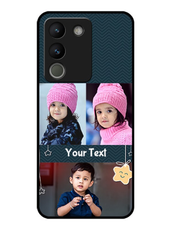 Custom Vivo Y200 5G Custom Glass Phone Case - Hanging Stars Design